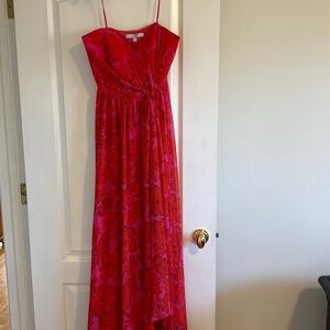 Badgley Mischka Watermelon Evening Gown